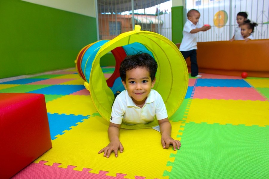 子どもも部屋で遊べて安全な内装