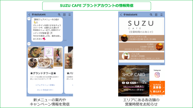 スマホアプリのショップカードで集客するカフェ