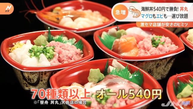 経営の自由度が高い海鮮丼屋